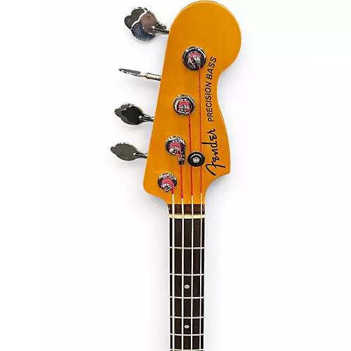 Used 2019 Fender American Ultra Precision Bass Copper Burst Electric Bass Guitar Copper Burst