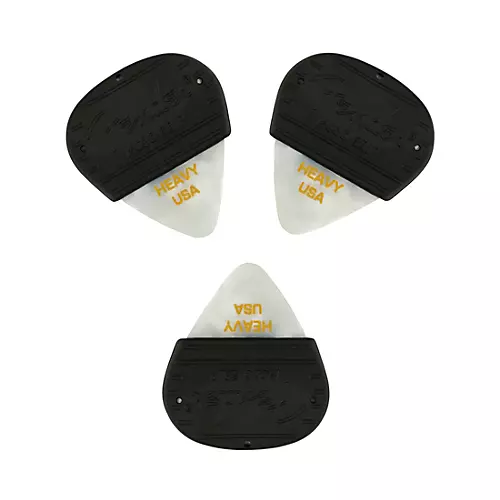 Fender Mojo Grip 351 Guitar Picks (3-Pack) Tortoise Shell Medium