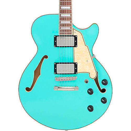 D'Angelico Premier SS Semi-Hollow Electric Guitar Burnt Red