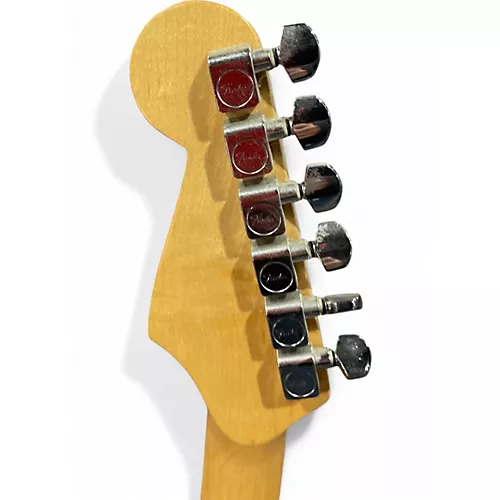 Used Fender STRATOCASTER Black Solid Body Electric Guitar Black