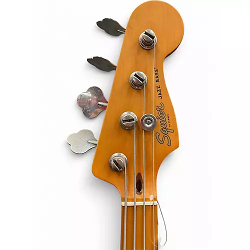 Used Squier Contemporary Jazz Bass Seafoam Green Electric Bass Guitar Seafoam Green