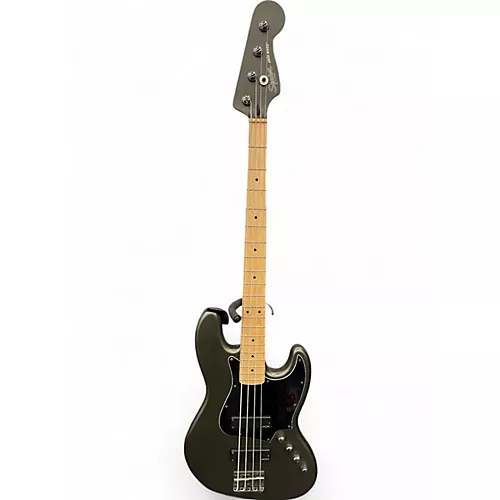 Used Squier Contemporary Active Jazz Bass HH Charcoal Electric Bass Guitar Charcoal