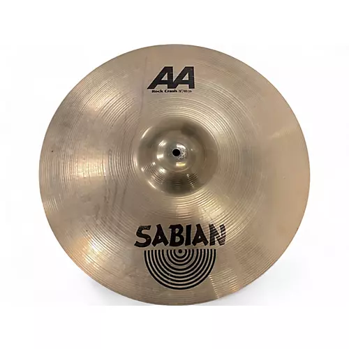 Used SABIAN 19in AA Rock Crash Brilliant Cymbal 39