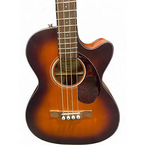 Used Fender CB-60SCE 2 Tone Sunburst Acoustic Bass Guitar 2 Tone Sunburst