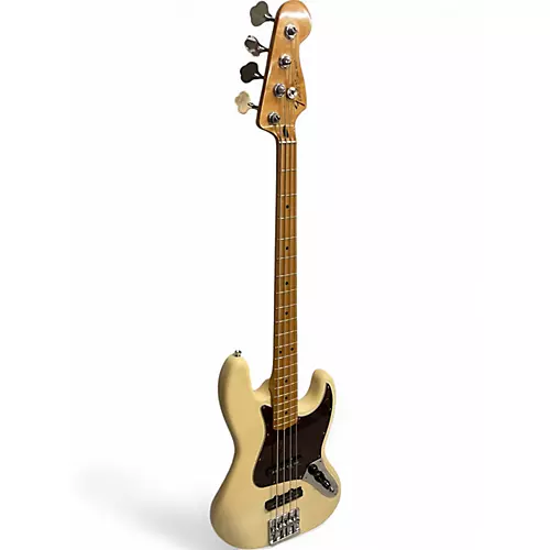 Used Fender American Professional II Jazz Bass yello Electric Bass Guitar yello