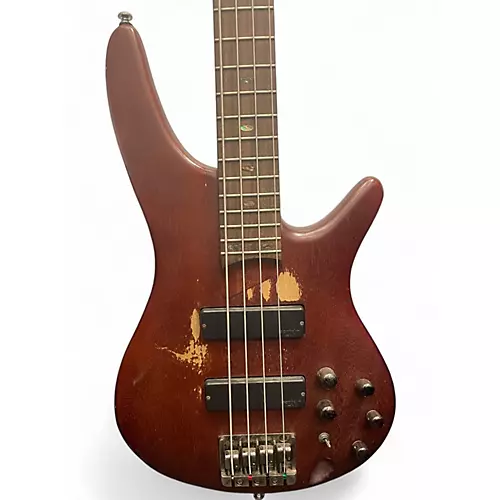 Used Ibanez SR500 Natural Electric Bass Guitar Natural