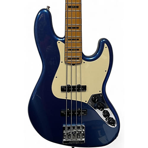 Used Fender American Ultra Jazz Bass Blue Electric Bass Guitar Blue
