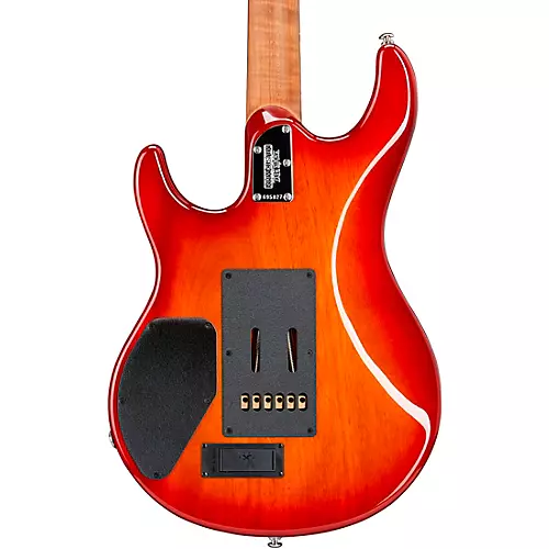 Ernie Ball Music Man Luke 3 HSS Flame Maple Top Rosewood Fingerboard Electric Guitar Cherry Burst