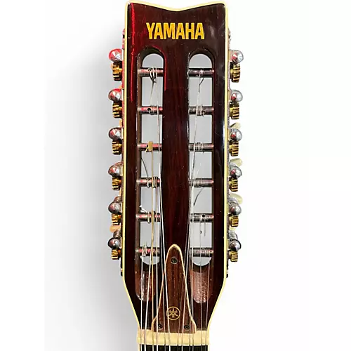 Used 1970s Yamaha  FG 512 Amber 12 String Acoustic Guitar Amber