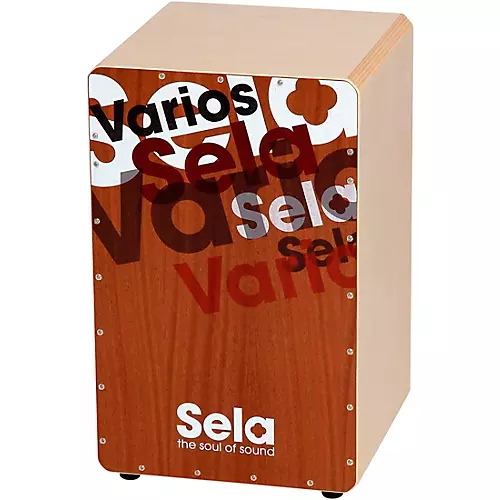 Sela Varios Cajon Bundle with Bag, Pad and DVD Brown/Black