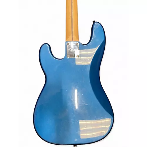 Used Squier Affinity Precision Bass Blue Electric Bass Guitar Blue