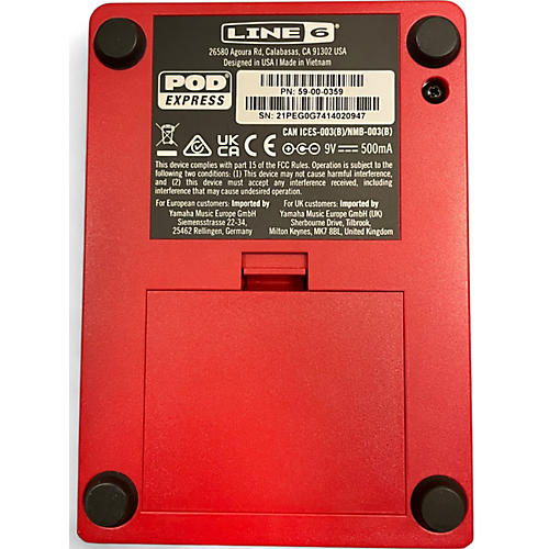 Used Line 6 Pocket Pod Express Amp Modeler Effect Processor