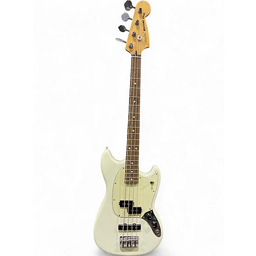 Used Fender Mustang Bass Sonic Blue Electric Bass Guitar Sonic Blue