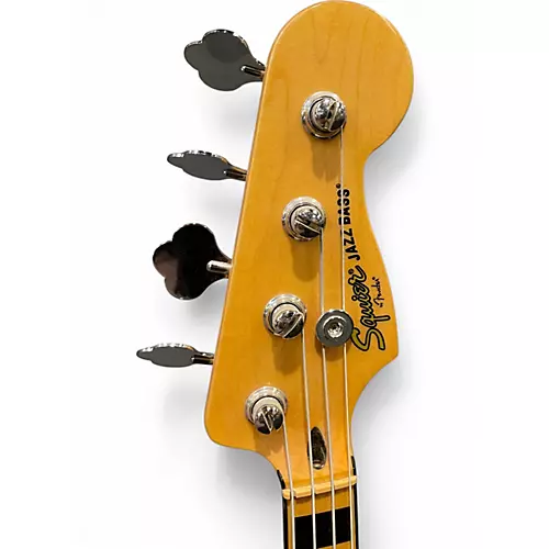 Used Squier Classic Vibe 70s Jazz Bass Natural Electric Bass Guitar Natural