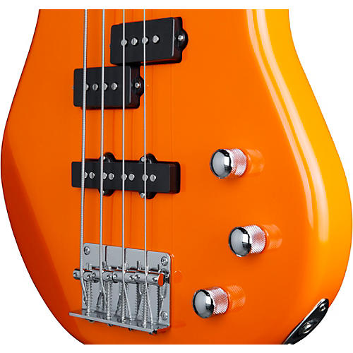 Mitchell MB100 Short-Scale Solidbody Electric Bass Guitar Charcoal Satin