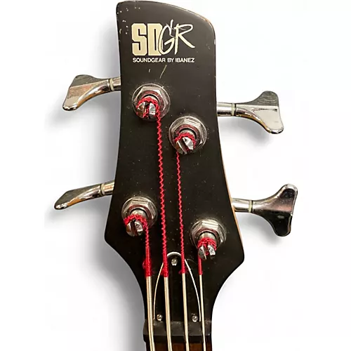 Used Ibanez SR480 Walnut Electric Bass Guitar Walnut