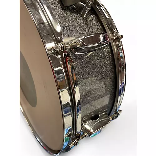 Used TAMA 14X5 Silverstar Snare Silver Sparkle Drum Silver Sparkle 210