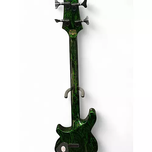 Used Schecter Guitar Research SILVER MOUNTAIN TOXIC VENOM Electric Bass Guitar TOXIC VENOM