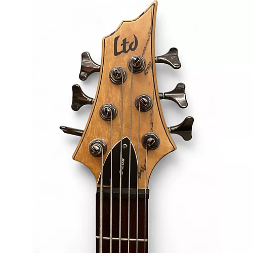 Used ESP LTD B206SM 6 String Natural Electric Bass Guitar Natural