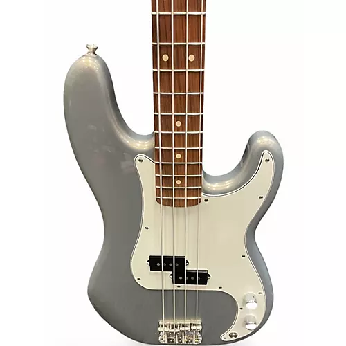 Used Fender Player Precision Bass GREY Electric Bass Guitar GREY