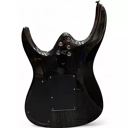 Used Agile Interceptor 727 Trans Black Solid Body Electric Guitar Trans Black