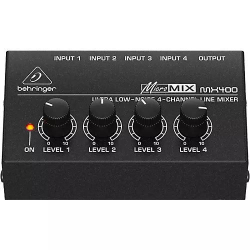 Behringer MicroMIX MX400 4-Channel Line Mixer