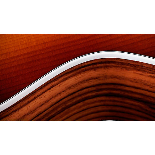 Taylor 214ce DLX Sunset Blvd Grand Auditorium Acoustic-Electric Guitar Sunset Edgeburst