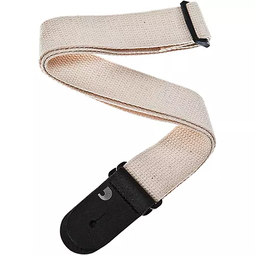 D'Addario Woven Cotton Guitar Strap Black