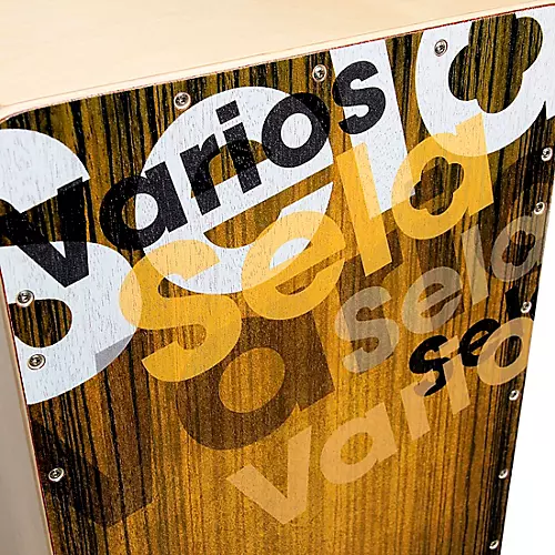 Sela Varios Cajon Bundle with Bag, Pad and DVD Brown/Black