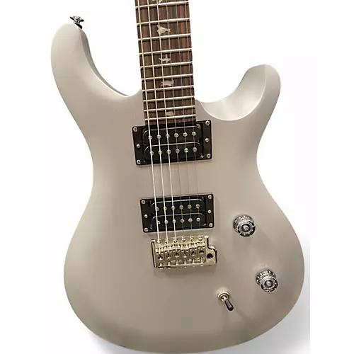 Used PRS SE CE 24 SATIN Silver Solid Body Electric Guitar Silver