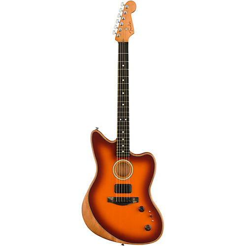 Fender American Acoustasonic Jazzmaster Acoustic-Electric Guitar Tungsten