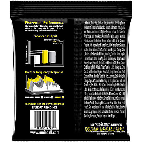 Ernie Ball P02727 Cobalt Beefy Slinky Electric Guitar Strings 11-54