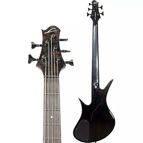 Legator Helio 5 String Bass Super Shred Series Electric Guitar Black Burl