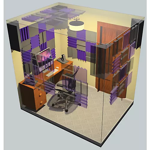 Auralex Alpha DST Roominator Kit Charcoal/Purple