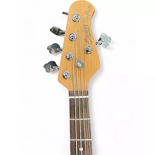 Used Sterling by Music Man StingRay 5  3 Tone Sunburst Electric Bass Guitar 3 Tone Sunburst
