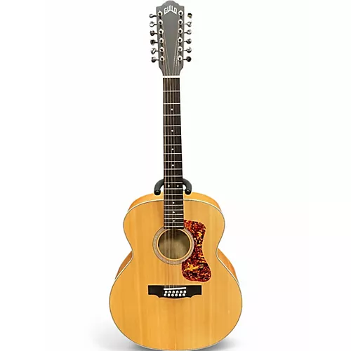 Used Guild F-2512e Natural 12 String Acoustic Electric Guitar Natural