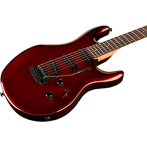 Ernie Ball Music Man Luke 4 SSS Electric Guitar Scoville Red