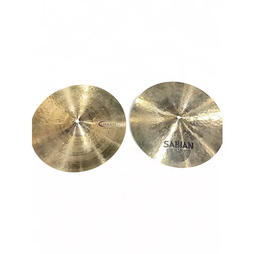 Used SABIAN 14in Crescent Fat Hats Cymbal 33