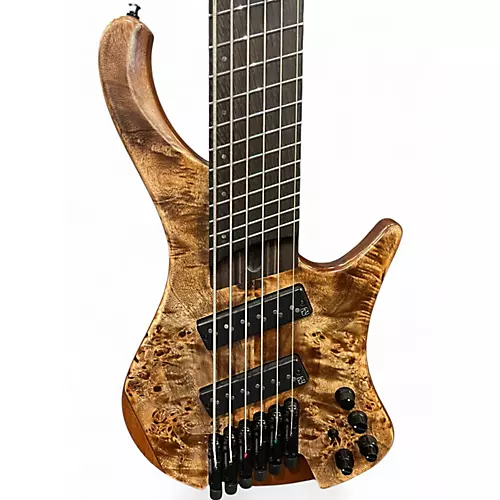 Used 2024 Ibanez ehb1506ms Natural Electric Bass Guitar Natural