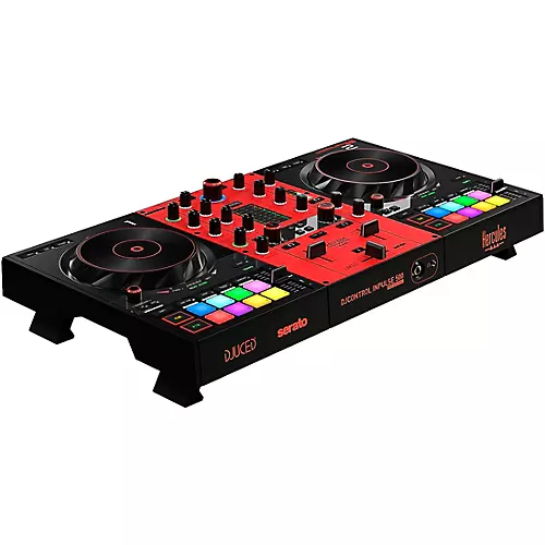 Hercules DJ DJControl Inpulse 500 Limited-Edition 2-Channel DJ Controller With Carry Case Red