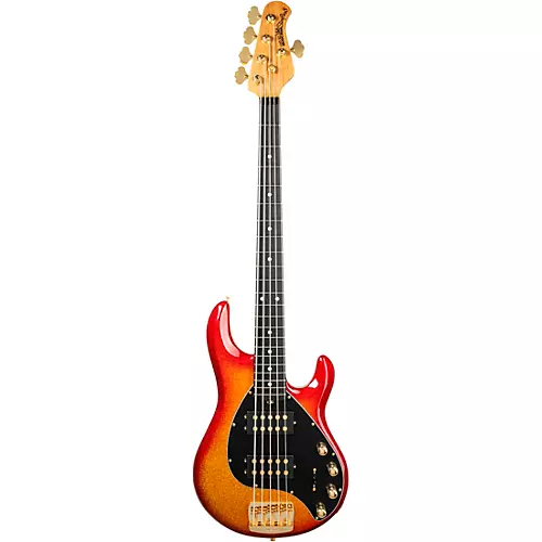 Ernie Ball Music Man StingRay Special 5 HH 5-String Bass Guitar Translucent Oxblood