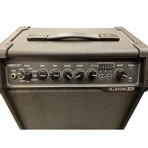 Used Line 6 Spider V 20 MkII 20w 1x8 Guitar Combo Amp