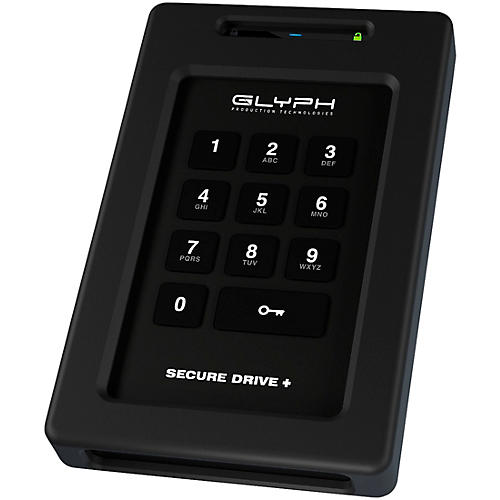 Glyph SecureDrive+ Professional Encrypted Hard Drive with Keypad 4 TB