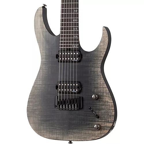 Schecter Guitar Research Banshee Mach 7-String Extended Electric Guitar FalloutBurst