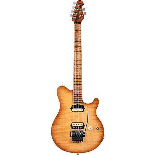 Ernie Ball Music Man Axis Flame Top (satin) Electric Guitar Honey Pot