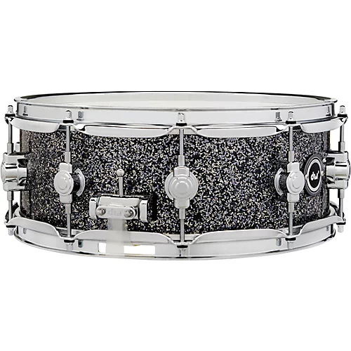 DW DWe Wireless Acoustic/Electronic Convertible Snare Drum 14 x 5 in. Lacquer Custom Specialty Black Cherry Metallic