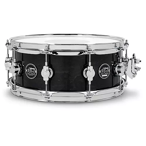 DW Performance Series Snare Drum 14 x 6.5 in. Ebony Stain Lacquer