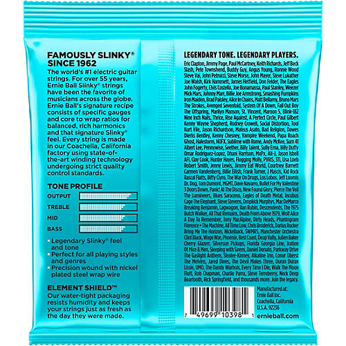 Ernie Ball Mighty Slinky 2228 (8.5-40) Nickel Wound Electric Guitar Strings