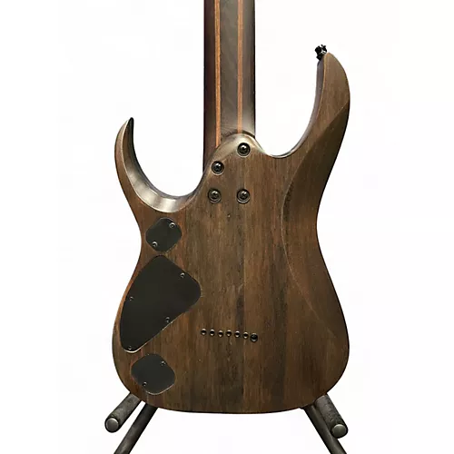 Used Ibanez RGD71 ALPA Charcoal Burst Black Stained Flat Solid Body Electric Guitar Charcoal Burst Black Stained Flat