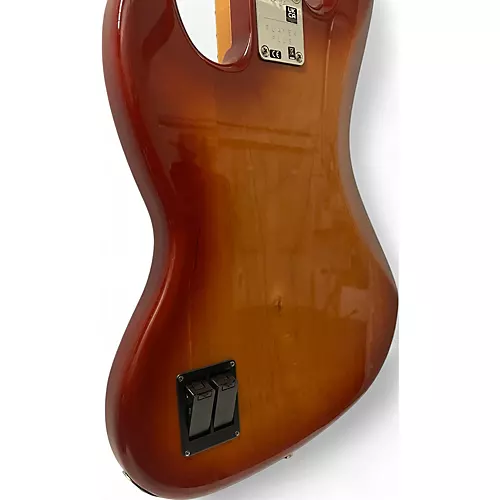 Used Fender Player Plus Active Jazz Bass Sienna Sunburst Electric Bass Guitar Sienna Sunburst